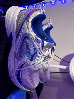 Avia Blue and Silver Women's Athletic Sneakers